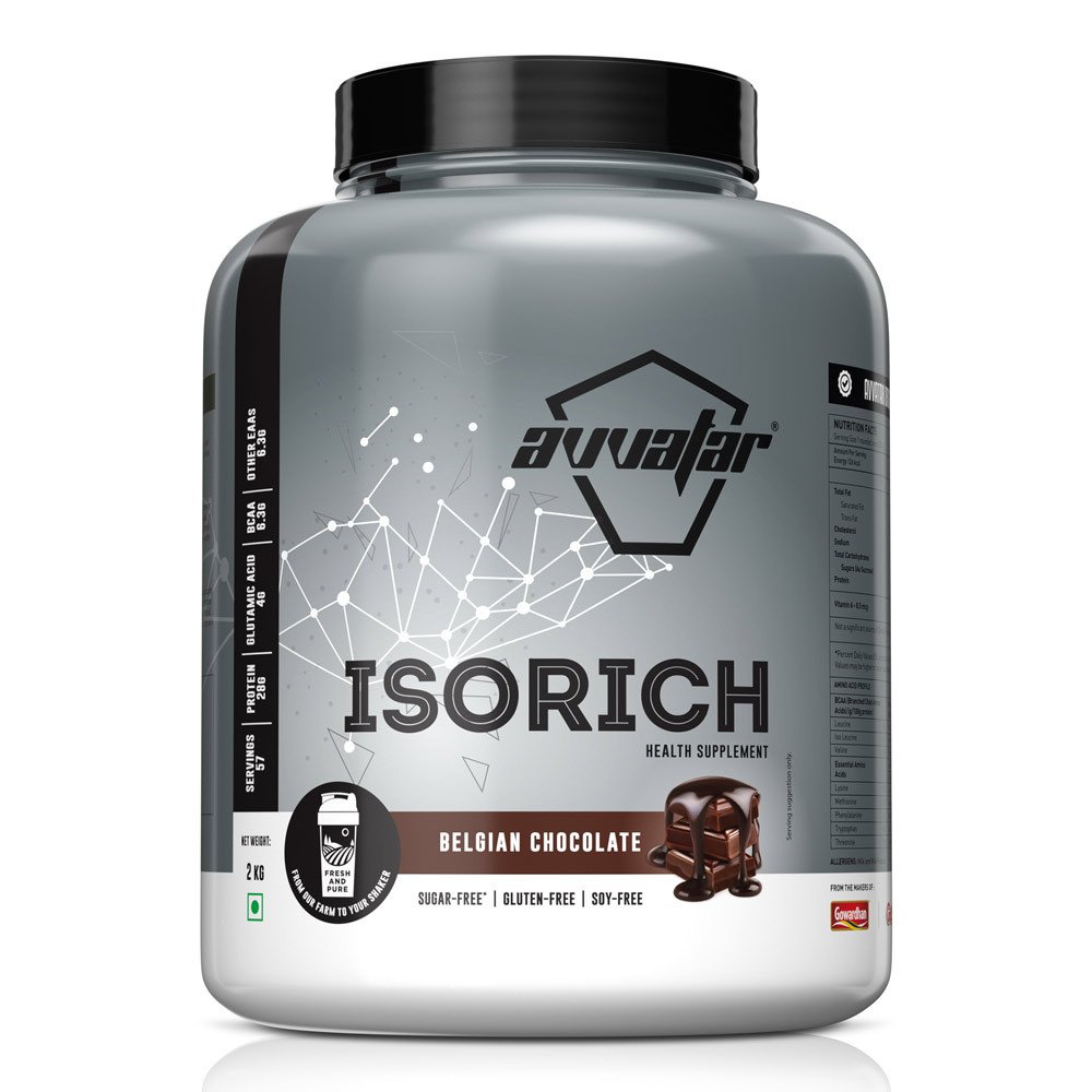 Avvatar IsoRich Protein | 28g Protein | Sugar free | Gluten free | Soy free