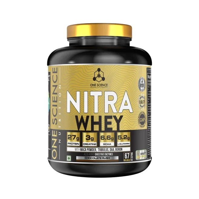 One Science Nutrition Nitra Whey Muscle Recovery Fast Absorption Chocolate Rush (5 Lb)