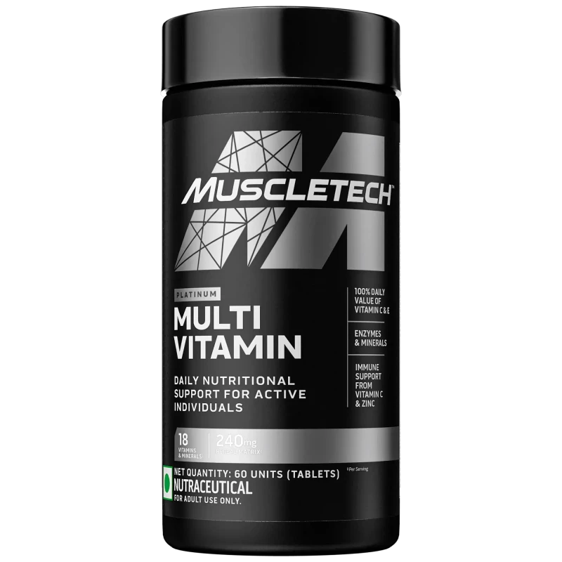 MUSCLETECH PLATINUM MULTIVITAMIN, 60 Tablets